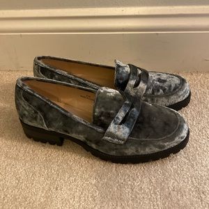 Velvet loafers